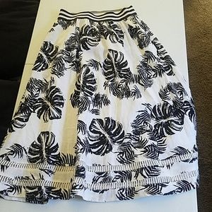 J.O.A. High waist flare skirt